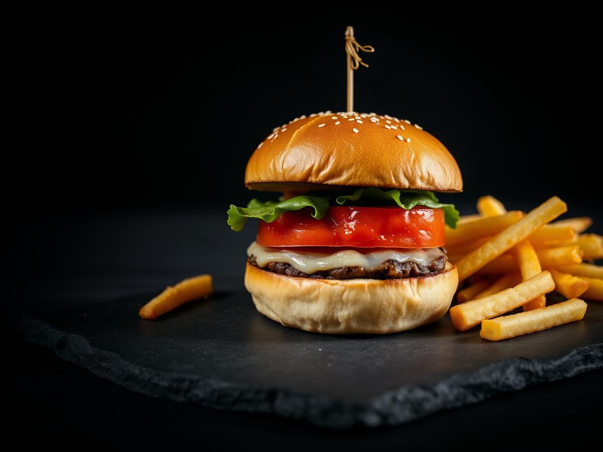 Fast Food at The Heaven Blue Café