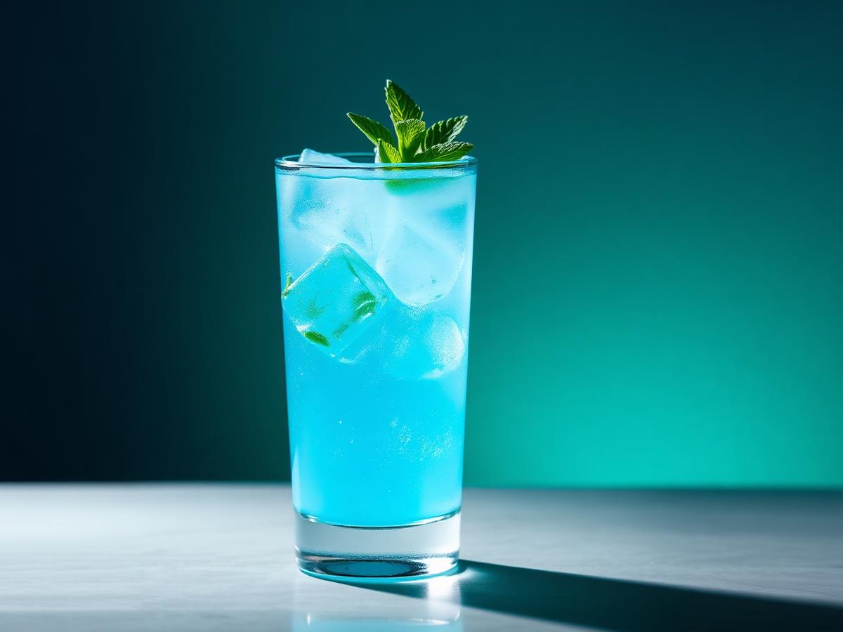 Mocktails at The Heaven Blue Café